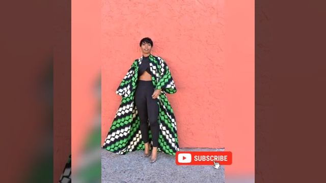 Stylish African Print Kimono/Special Styles for Classy Ladies