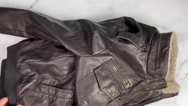 Levi's Men's Faux Leather Sherpa Aviator Bomber Jacket Review