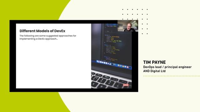 DevEx - the DevOps experience that everyone can "share and enjoy”