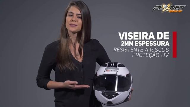 Planet Bike - Capacete Norisk FF370 Escamoteável
