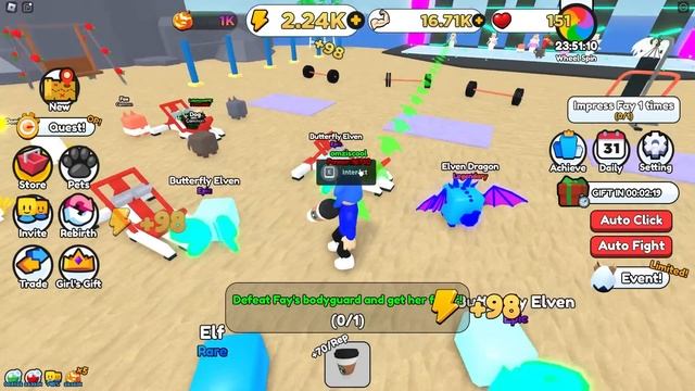 RIZZ Simulator With MY CRAZY FAN GIRL in Roblox!