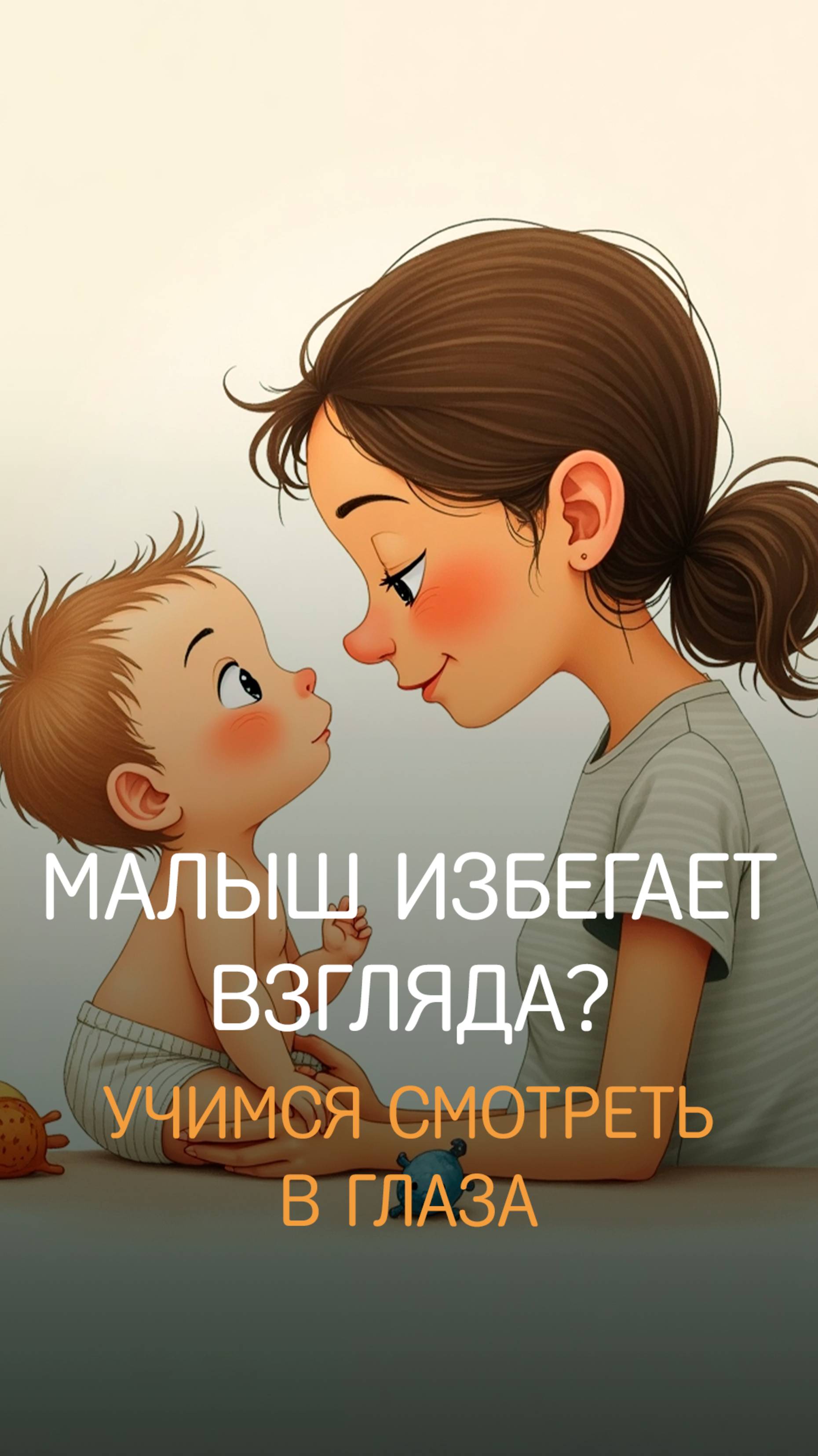 Как развить зрительный контакт у ребёнка? Простой лайфхак для родителей!