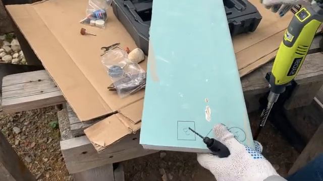 Обзор комплекта гравера Ryobi EHT150V. Часть 3. Шарошки, резец по гипсокартону и др.