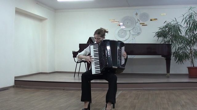 Бажилин "Вальсирующий аккордеон", Ангелина Кузнецова, НОККиИ, преподаватель О.В. Бордунова