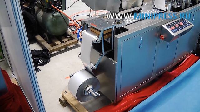 Автоматическая блистерная машина для таблеток и капсул ALU-30  Minipress.ru
