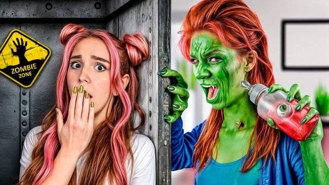 ЗОМБИ Стала Нашей НЯНЕЙ ! АЛАД А4