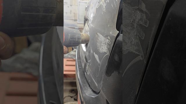 как быстро ободрать шпаклёвку с авто