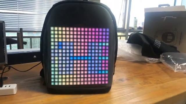 Divoom Pixoo LED Backpack Quick Demo