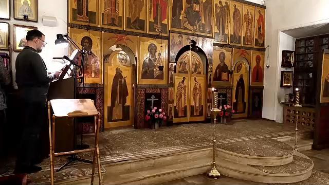 Вторник 1-ой седмицы Великого поста. Прямая трансляция.