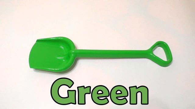 Learn the colors! Video for children! Multicolored shovels! Изучаем цвета по английский !