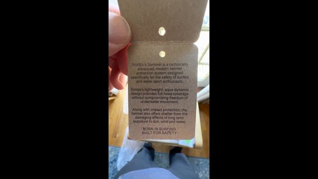 Simba Sentinel Water helmet review.