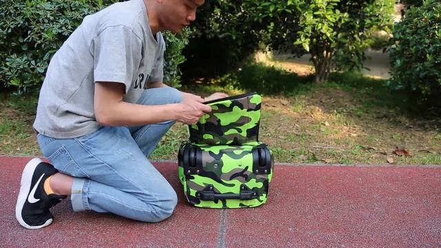 20 inches Big Storage Waterproof Wheeled Rolling Backpack