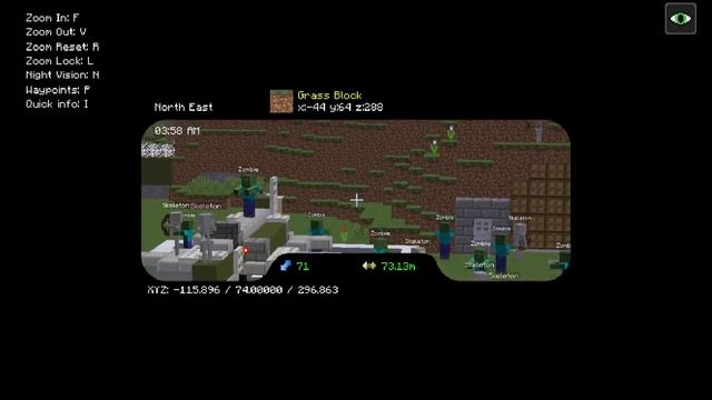 Binocular Mod || Minecraft 1.12 mod showcase 7 ||