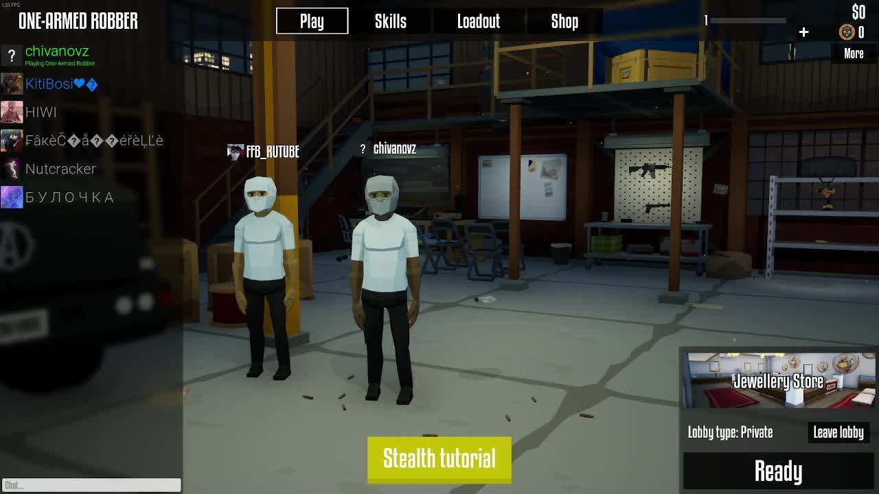 ИГРАЕМ В ONE-ARMED ROBBER