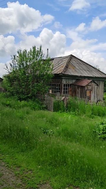 Куликовка, много брошенных домов, село Лосиха, Алтайский край