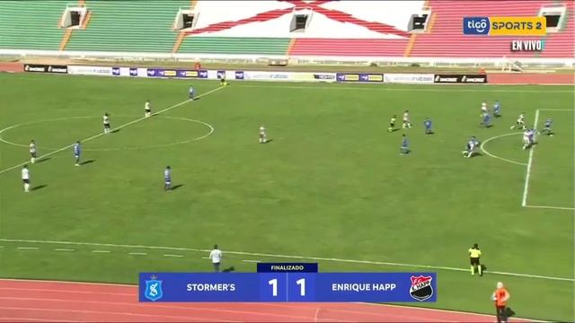 Stormers Sporting igualó 1-1 ante Enrique Happ en el estadio Patria