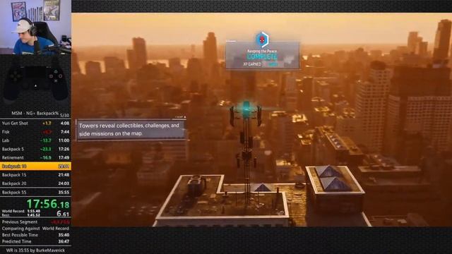 Spider-Man NG+ Backpack% 35:54 (RTA) [WR] (03-12-21)