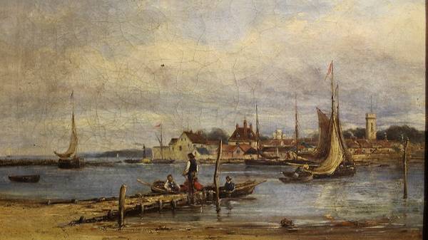 Морской пейзаж Ebenezer Colls (1812-1887)