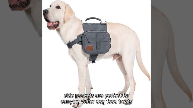 EXCELLENT ELITE SPANKER Dog Pack Hound Dog Saddle Bag Backpack for Trave