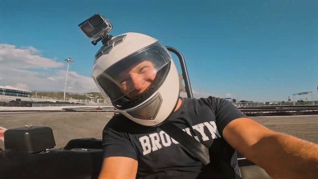 Drone selfie - Автодром Сочи, картинг