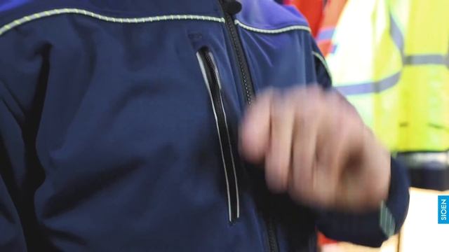 Sioen 'Cardi' : Lightweight laminated softshell jacket