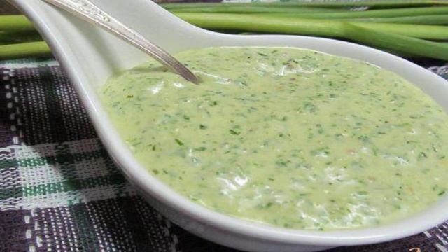 Соус на йогурте для мяса и рыбы