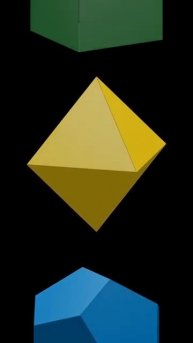 Красивая укладка правильных многогранников #математика