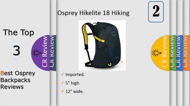 Top 3 Best Osprey Backpacks Reviews