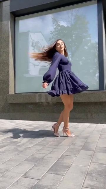 Хлопковое платье с объемными рукавами Modnica shop
