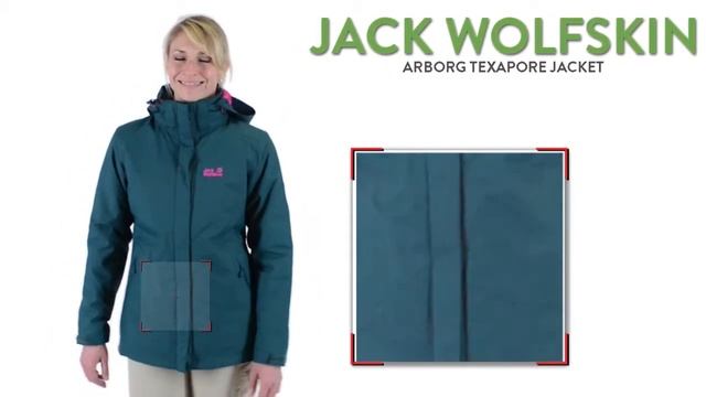 Jack Wolfskin Arborg Texapore Jacket - Waterproof, 3-in-1 (For Women)