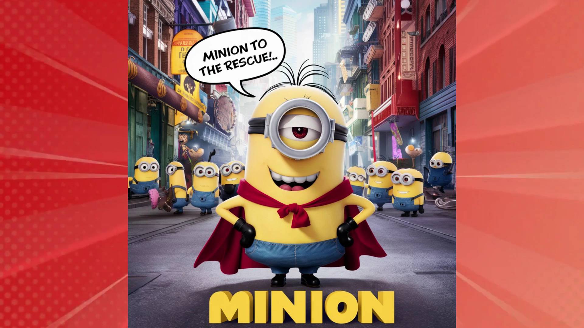 AI Disney Pixar Posters - AI is so wild Minion