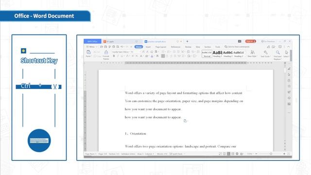 [WPS Office] Word 3.3: How to Use Shortcut Keys [Tutorial]