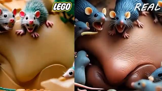 HUNGRY STAR - LEGO vs ORIGINAL  Story of Transformation