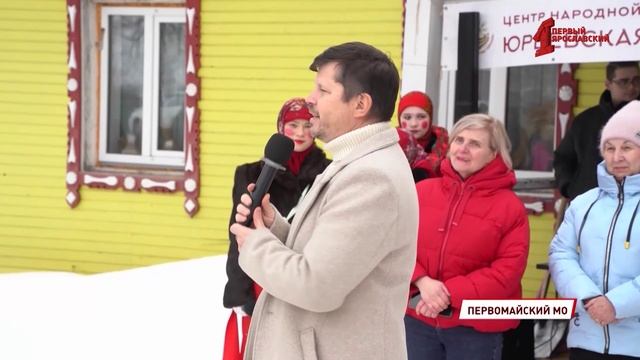 Студенты Ярославского колледжа культуры провели в поселке Пречистое «Живописную Масленицу»