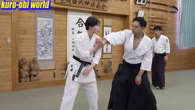 What should a Karate Woman do against Aikido Joint Techniques?【Ryuji Shirakawa, Hiyori Kanazawa】