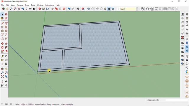Sketchup 2018 Lesson No. 8 How to Import CAD File in Sketchup