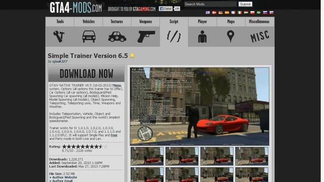 Tuto comment installer Simple Native Trainer sur gta 4