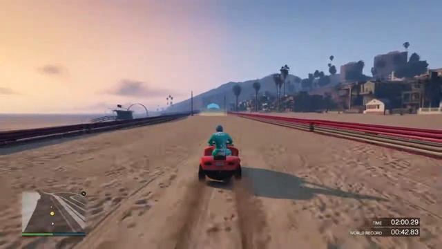 Gta Online - Ps4 - Stunt Race - Blazer Aqua - Beach Party