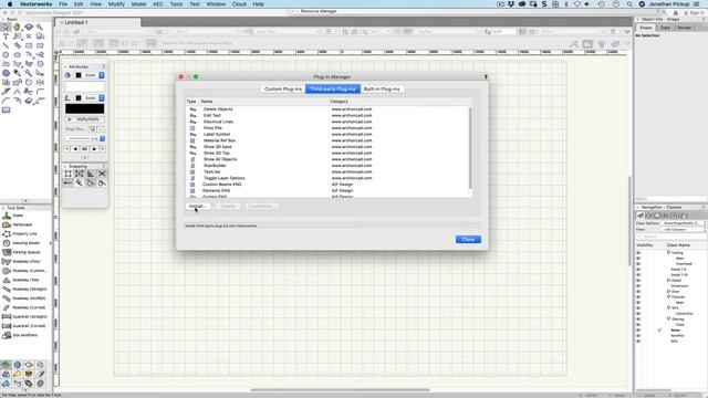 Podcast 219 - Adding 3rd Party Tools to your Vectorworks