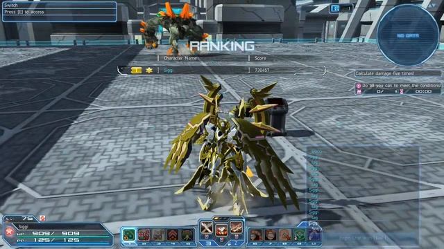 PSO2 Fighter DPS Test