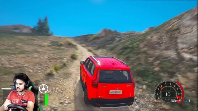 GTA 5 : DRIVING MAHINDRA SCORPIO N EXTREME DANGEROUS OFFROADING ON MOUNT CHILLIAD OMG!