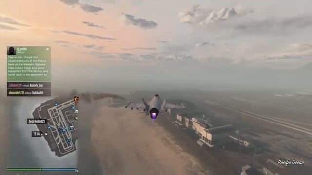GTA V online This Is P-996 Lazer Power