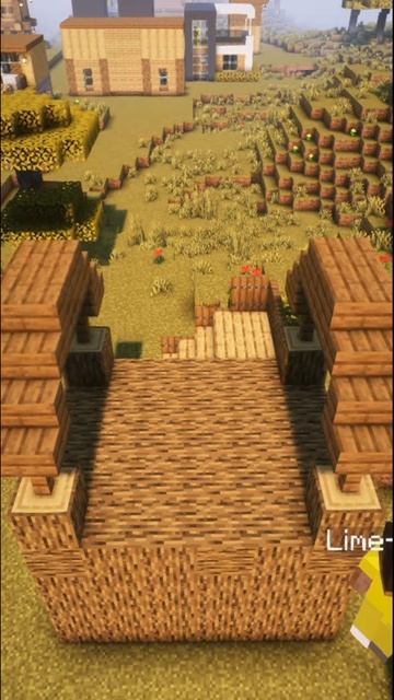 Простой стартовый дом в Майнкрафте. #minecraft #shorts  #постройки #дома #стартовыйдом