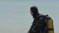 Водолази ДСНС проводять перевірку пляжу в Українському дитячому центрі "Молода Гвардія"