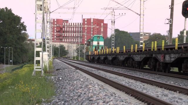 Тепловоз ЧМЭ3-5194 близ о.п. Тонди / CME3-5194 near Tondi stop