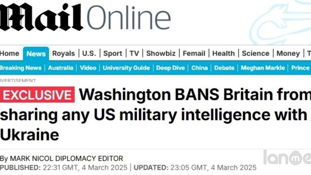 ‼️🇺🇸🇬🇧🇺🇦 США запретили Великобритании обмениваться с Украиной разведданными,-Daily Mail🔽🔽🔽