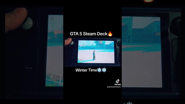 GTA 5 Steam Deck Winter Time❄️