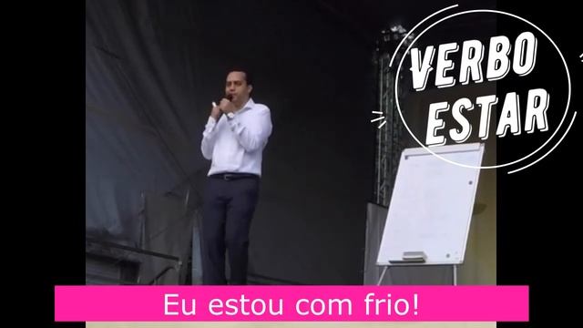 Урок португальского языка глагол "Estar" с Дерио