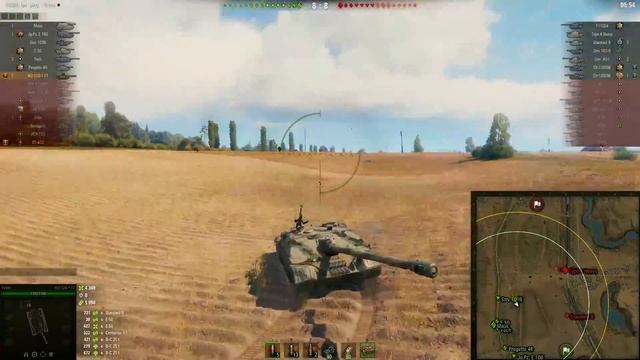Мир танков. WOT. Бой на WZ 120-1 FT. Взял 2 фрага и 5.8 К урона