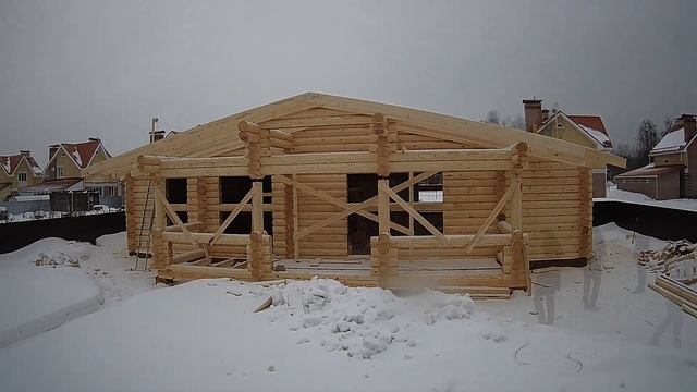 Банный комплекс в г. Сарове под усадку